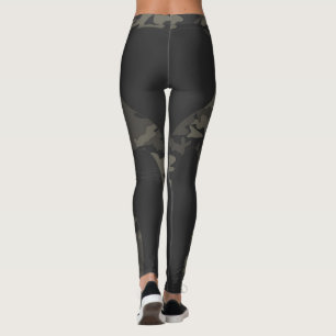 HAVEL HEART BUN CAMO LEGGINGS