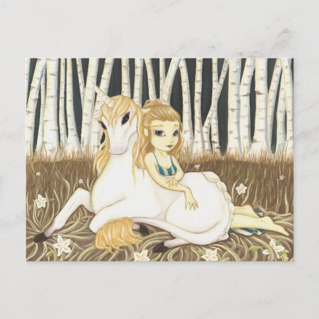 Haven- Fairy Unicorn postcard (Front)