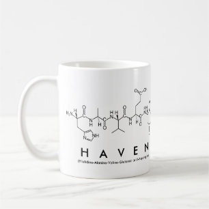 Haven peptide name mug