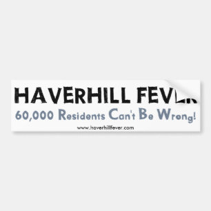 Haverhill Fever bumper sticker