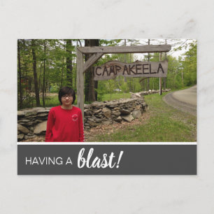 Having A Blast!!! Postcard