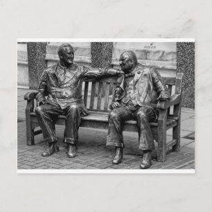 Having a chat. postcard