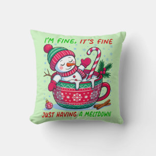 Having A Meltdown Cushion
