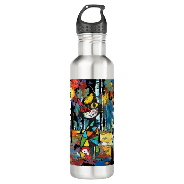Having An Abstract Kinda Day 710 Ml Water Bottle (Front)