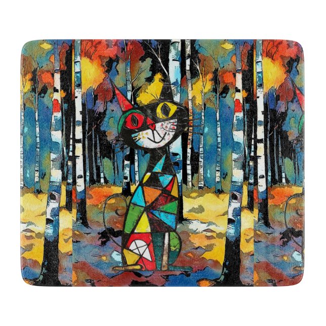 Having An Abstract Kinda Day Cutting Board (Front)