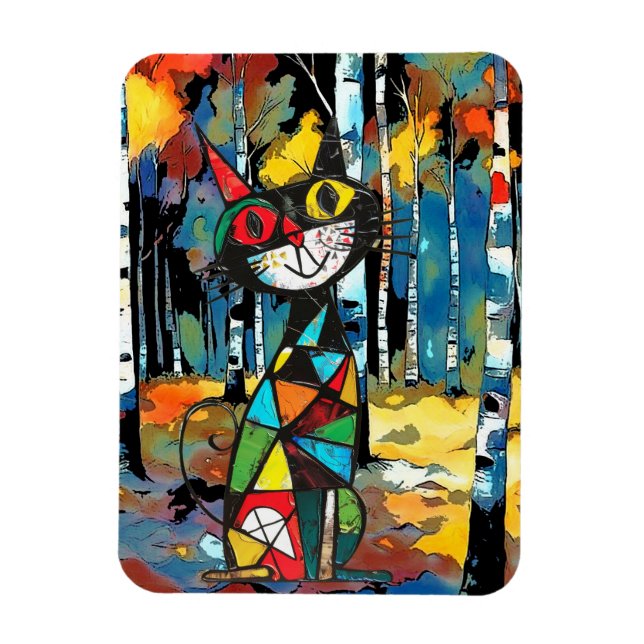 Having An Abstract Kinda Day Magnet (Vertical)