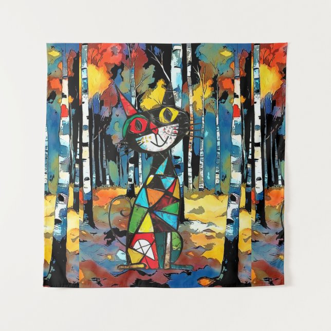 Having An Abstract Kinda Day Tapestry (Front)