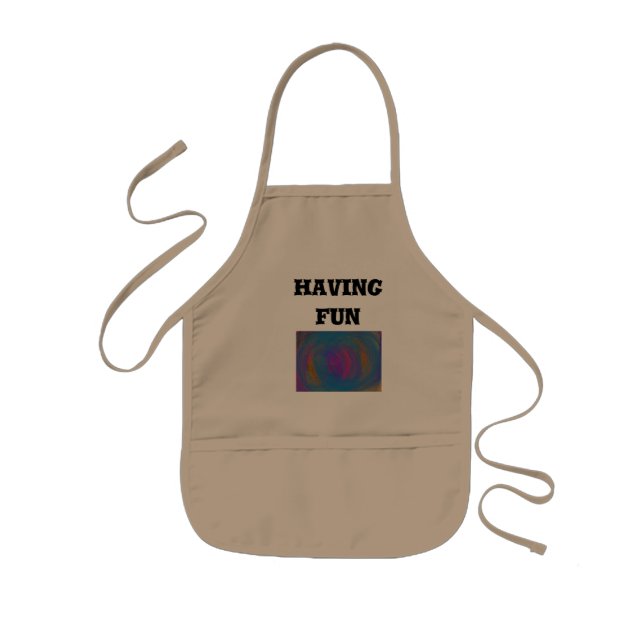 having fun kids apron (Front)