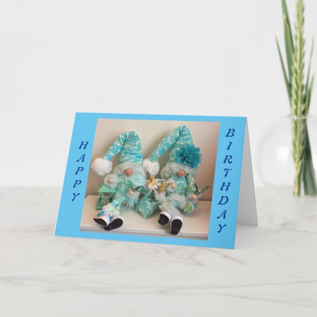 HAVING YOU FOR A "TWIN" BIRTHDAY CARD (Front)