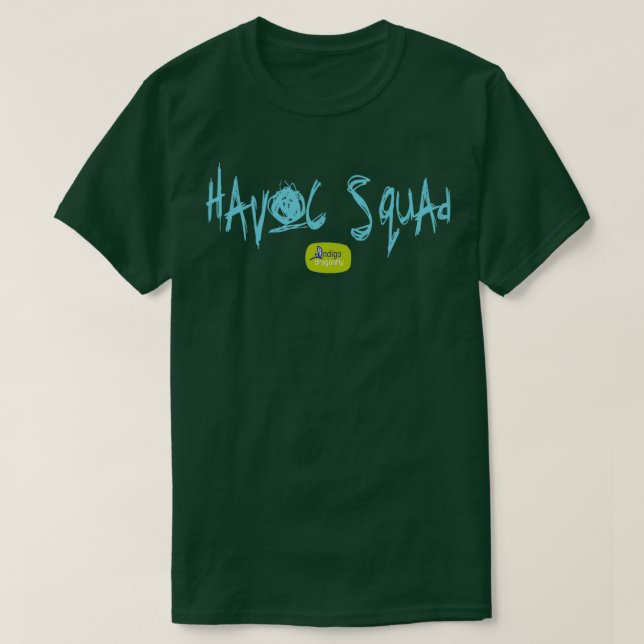 Havoc Squad Turquoise  T-Shirt (Design Front)