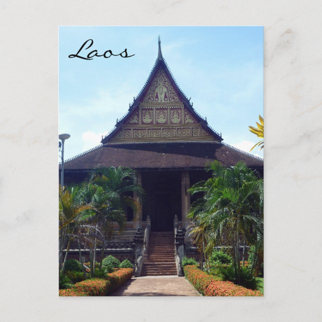 haw phra kaew loas postcard (Front)