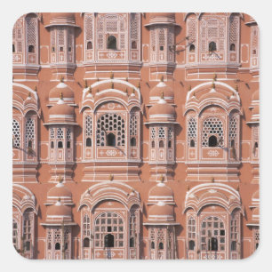 Hawa Mahal (Palace of Winds), Jaipur 2 Square Sticker