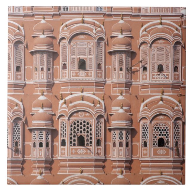 Hawa Mahal (Palace of Winds), Jaipur Tile (Front)