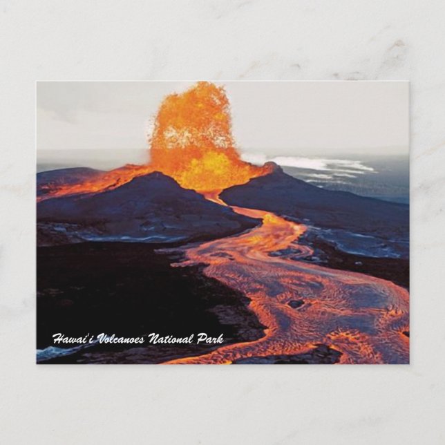 Hawaiʻi Volcanoes National Park Postcard (Front)