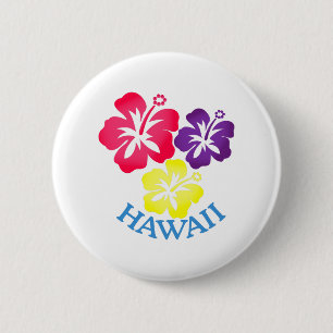 Hawaii 6 Cm Round Badge