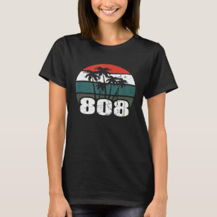Hawaii 808 Oahu Waikiki Maui Kona Kauai Hawaiian A T-Shirt