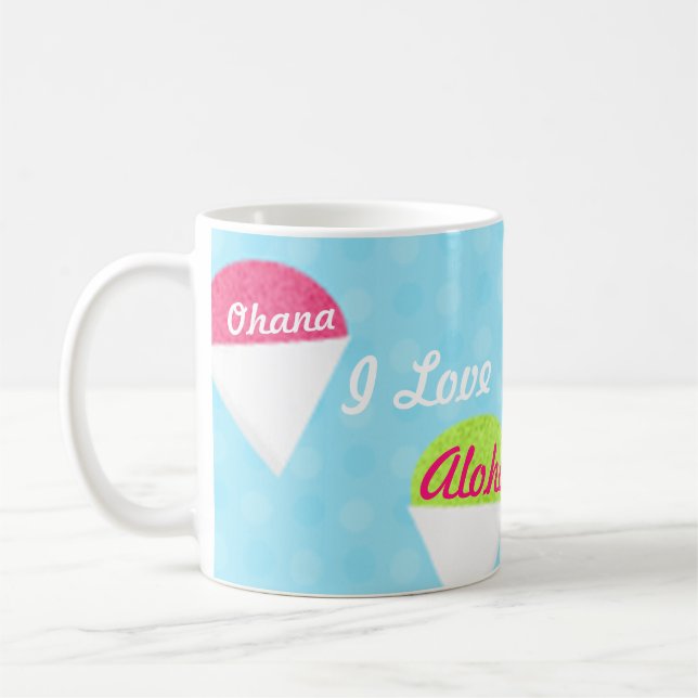 Hawaii Aloha Collection Coffee Mug (Left)
