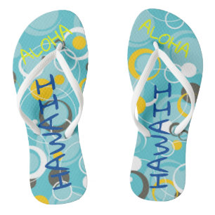 Hawaii Aloha Collection Flip Flops