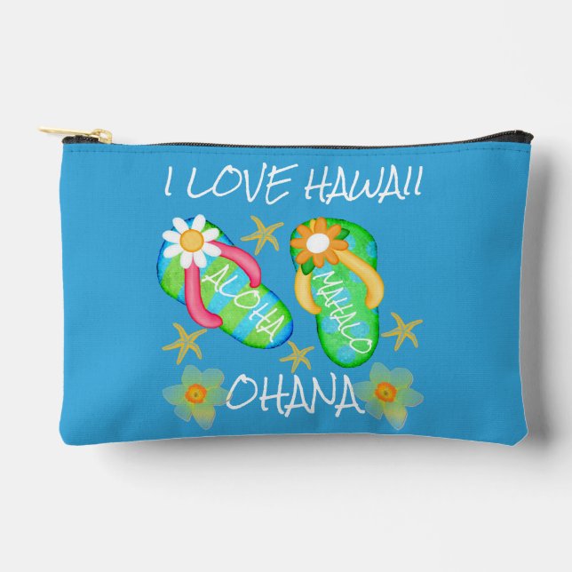 Hawaii Aloha Collection - Ladies Accessory Pouch (Front)
