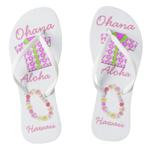 Hawaii Aloha Collection - Ladies Flip Flops