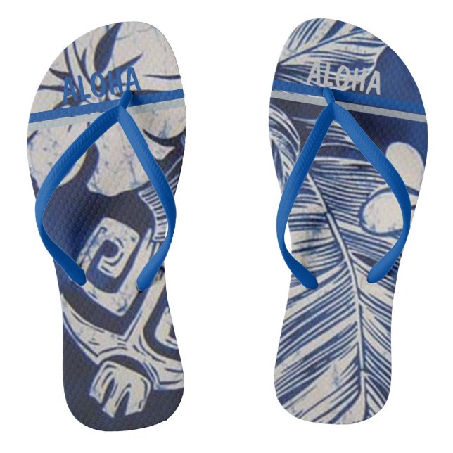 Hawaii Aloha Collection Thongs (Footbed)
