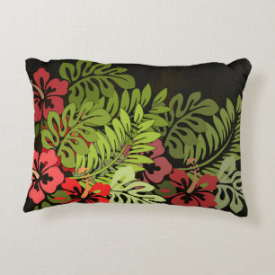 Hawaii Aloha Flower Art Print Decorative Cushion