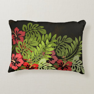 Hawaii Aloha Flower Art Print Decorative Cushion