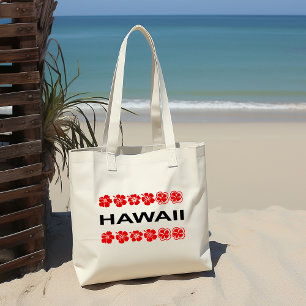 Hawaii Aloha Flower Bands Light-Colour Tote Bag