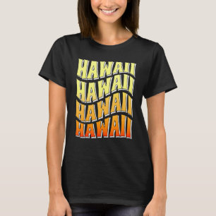 Hawaii Aloha Hawaiian Retro Hawaii Island Family V T-Shirt