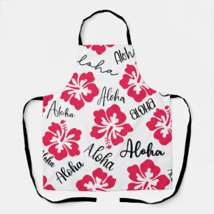 Hawaii Aloha Hibiscus Apron