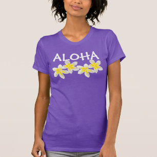 Hawaii Aloha Plumeria Flowers T-Shirt