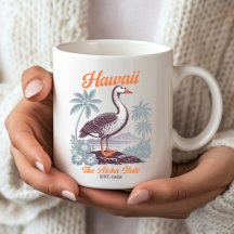 Hawaii Aloha State Goose Graphic Souvenir  