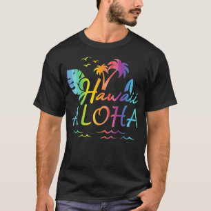 Hawaii Aloha Summer Vacation 2024 Beach Surfing Su T-Shirt