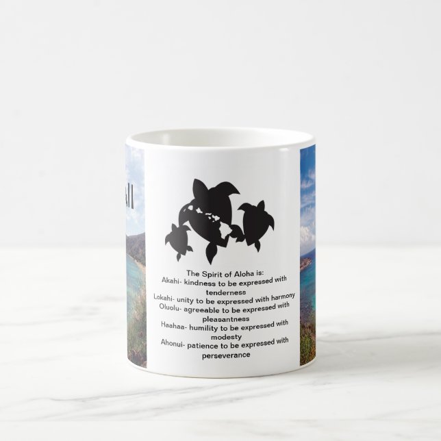 Hawaii Aloha turtles Coffee Mug (Center)