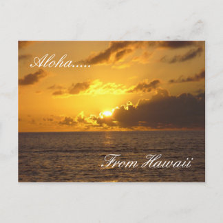 Hawaii Beach 2, Aloha....., From Hawaii Postcard