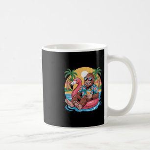 Hawaii Beach Bigfoot Summer Vacation Sasquatch Sum Coffee Mug