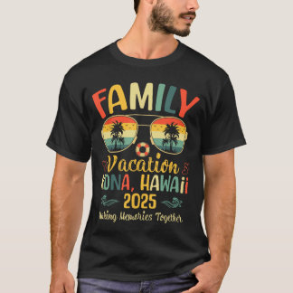 Hawaii Beach Family Summer Vacation 2025 T-Shirt
