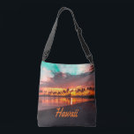 Hawaii Beach Hawaiian Islands Crossbody Bag<br><div class="desc">Hawaii 
This is a beautiful picture of the Hawaiian islands a perfect beach sunset.  If you are going on vacation or have been on vacation and need a memory this is perfect.  Or a great way to surprise someone that you bought some tickets</div>