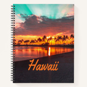 Hawaii Beach Hawaiian Islands Notebook