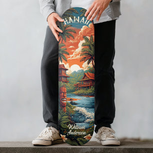 Hawaii Beach House Skateboard