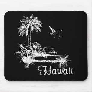 Hawaii Beach Hut Mouse Pad
