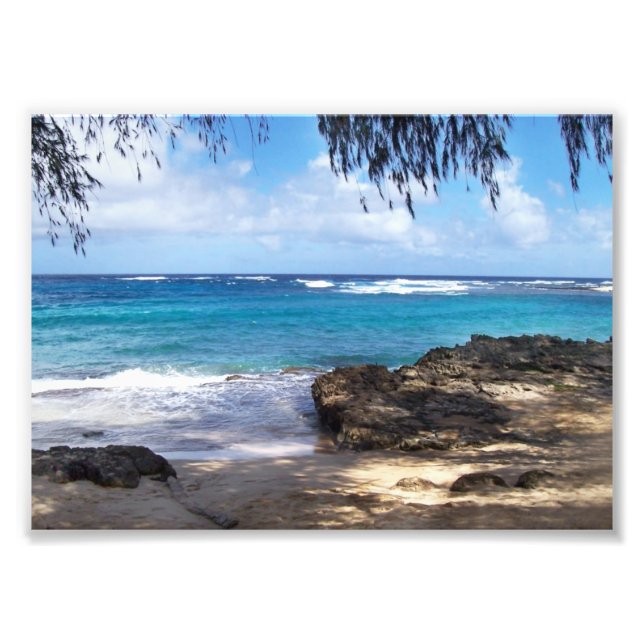 Hawaii Beach Photography Photo Print (Front)