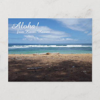 Hawaii Beach Postcard