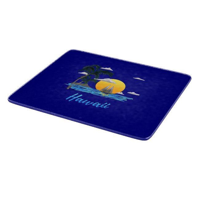 Hawaii Beach Sunset Cutting Board (Corner)