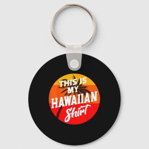 Hawaii Beach Vacation Cool Holiday Hula Surfing Gi Key Ring