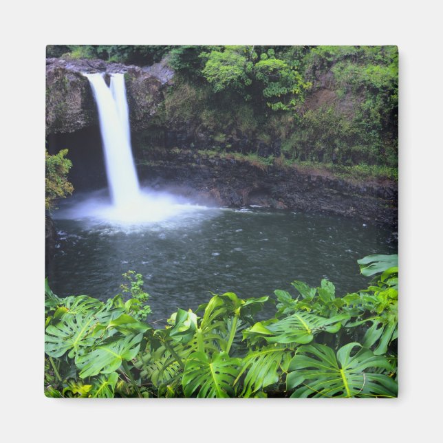 Hawaii, Big Island, Hilo, Rainbow Falls, Lush Magnet (Front)