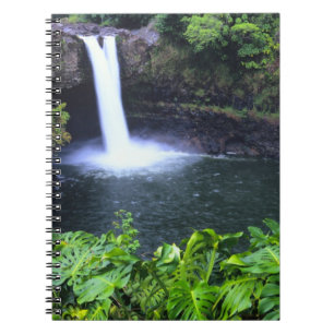 Hawaii, Big Island, Hilo, Rainbow Falls, Lush Notebook