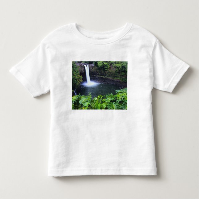 Hawaii, Big Island, Hilo, Rainbow Falls, Lush Toddler T-Shirt (Front)