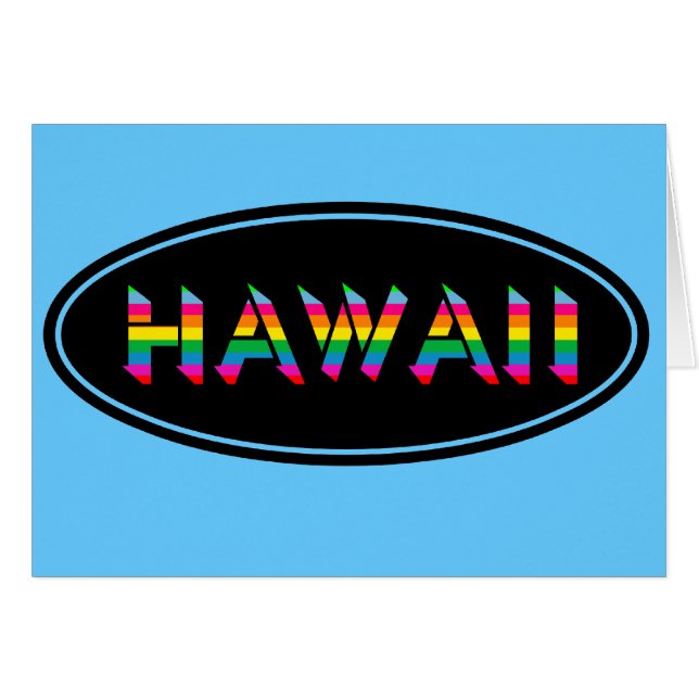 Hawaii Blue Fun (Front Horizontal)