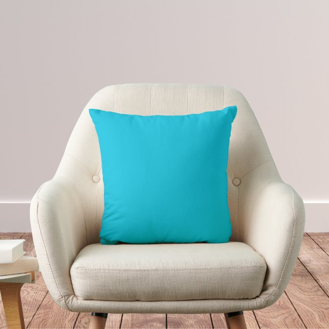 Hawaii Blue Solid Colour Cushion (Creator Uploaded)